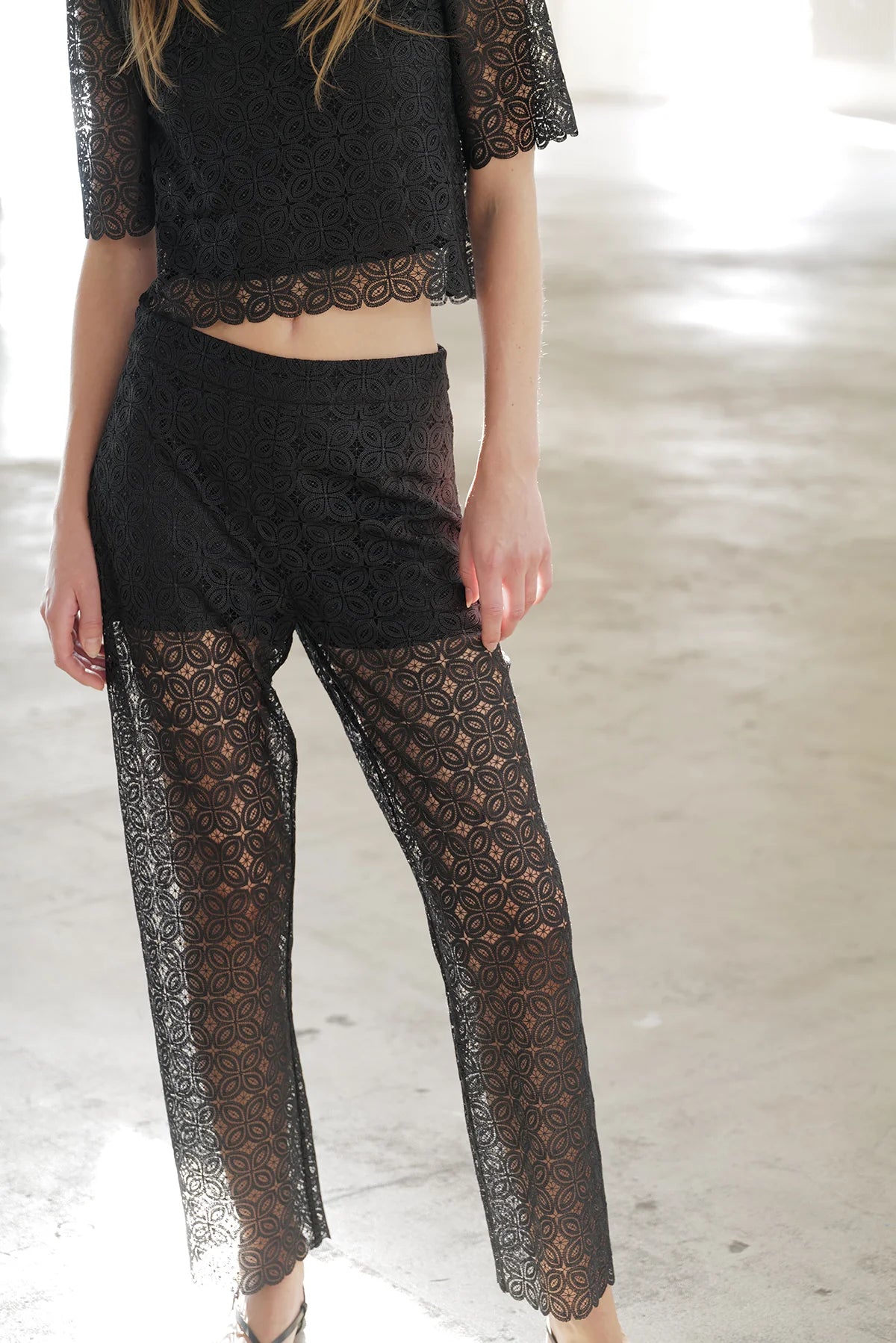 Le Superbe- Micro Crochet Pants - Edit by Elaine Turner