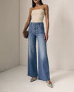 Le Jean- Georgia Wideleg High Rise Jeans- Hidden Gem