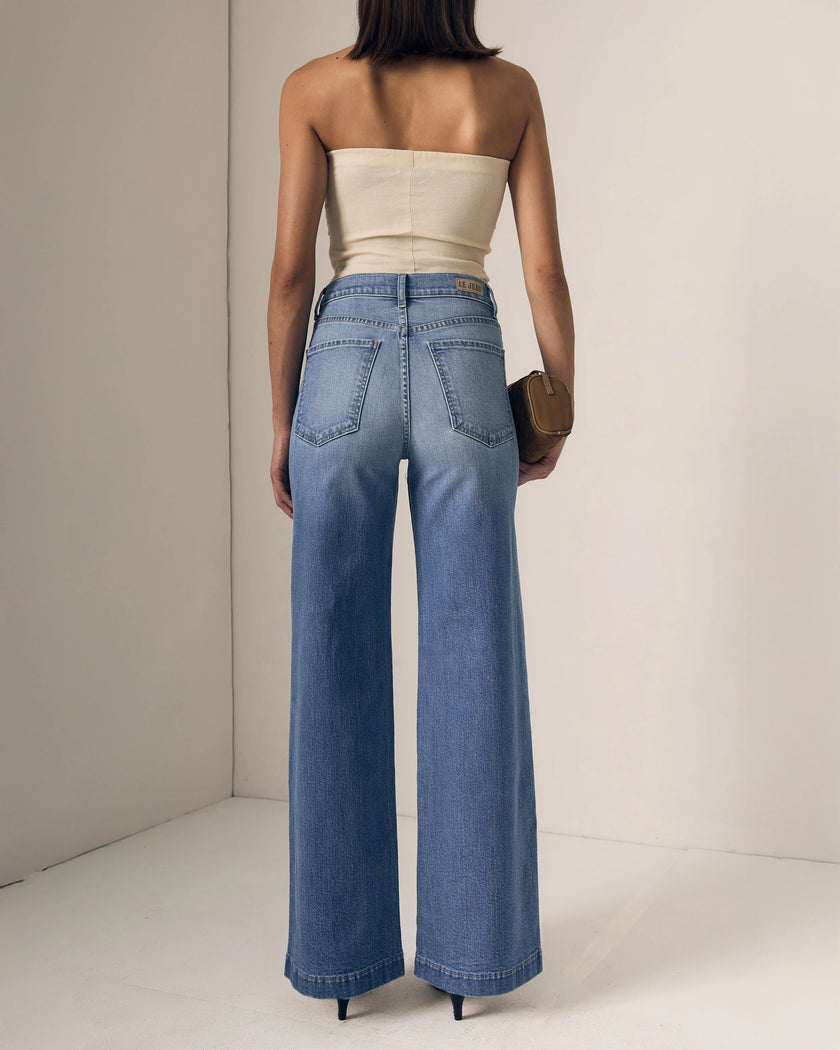 Le Jean- Georgia Wideleg High Rise Jeans- Hidden Gem