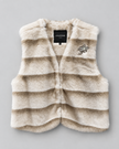 Le Superbe- Treasure Vest - Milk Mink 
Available at Edit by Elaine Turner in Houston, TX. 