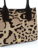 Mauney Satchel Bag- Haircalf Ocelet Snow Leopard (*patterns vary)