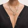 Groovy Diamond Heart Hinged Charm