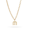 Groovy Diamond Initial Hinged Charm