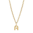 Groovy Diamond Initial Hinged Charm