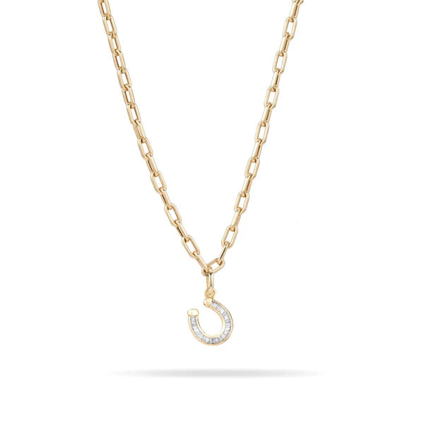 Baguette Diamond Hinged Charm