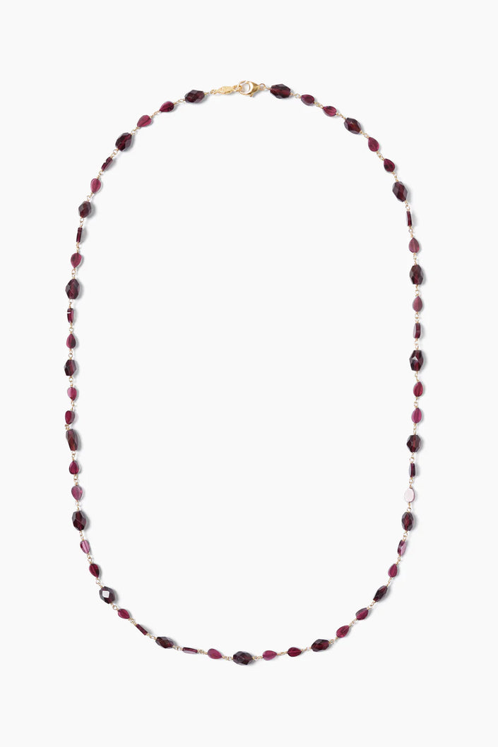Mona Garnet Necklace