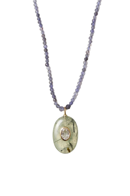 Seed Phrenite Necklace