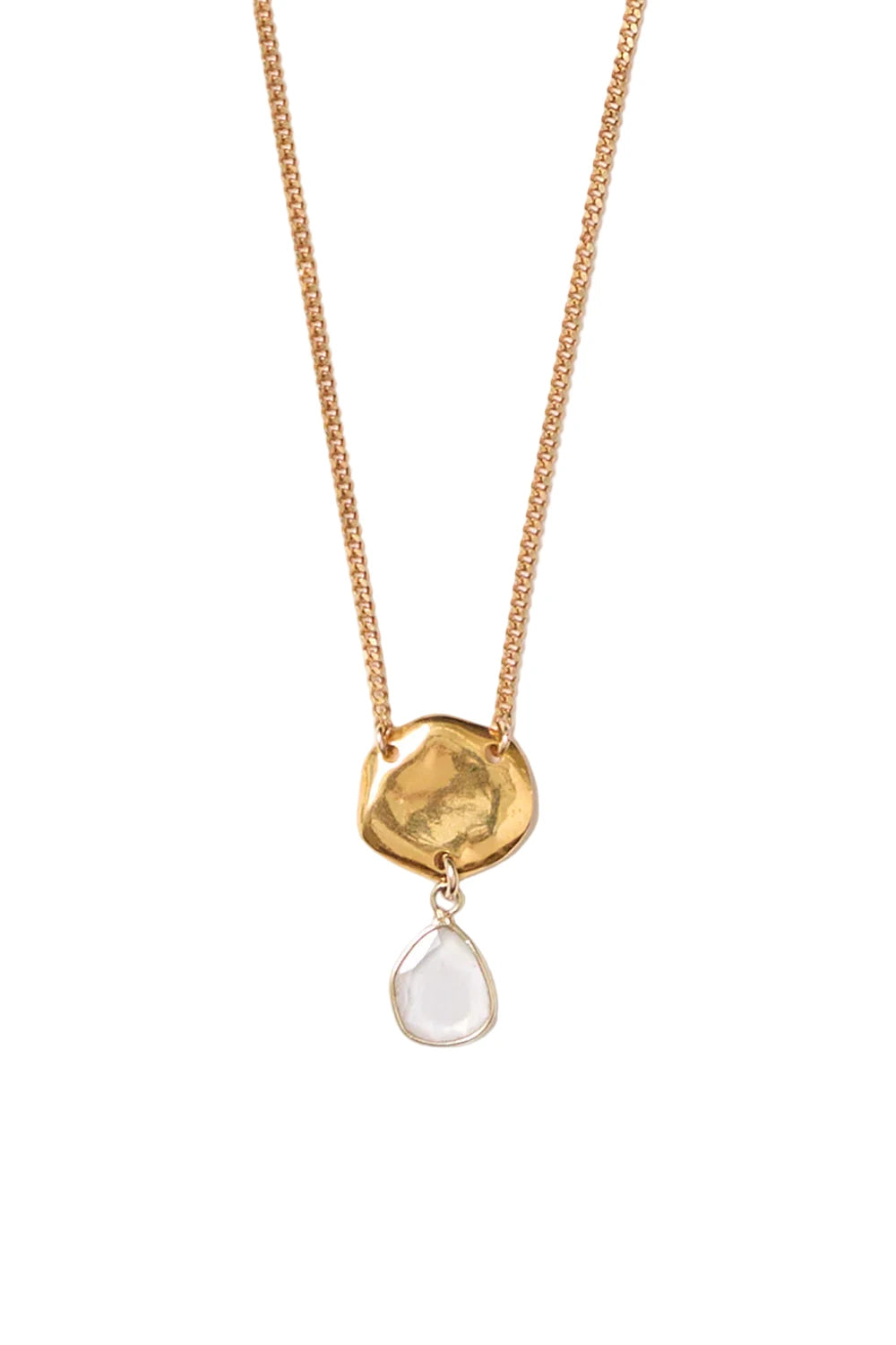 Mirage Yellow Gold Coin Necklace