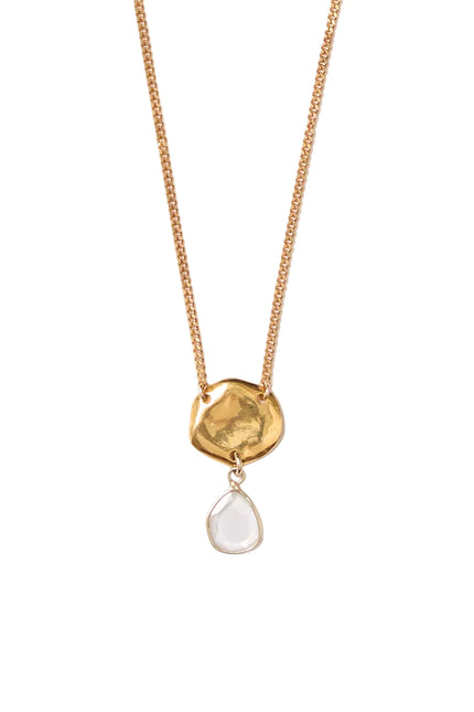Mirage Yellow Gold Coin Necklace