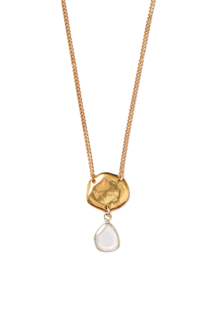 Mirage Yellow Gold Coin Necklace