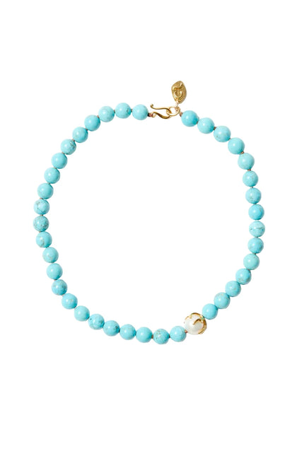 CHAN LUU- Coral Crown Turquoise Necklace - Edit by Elaine Turner