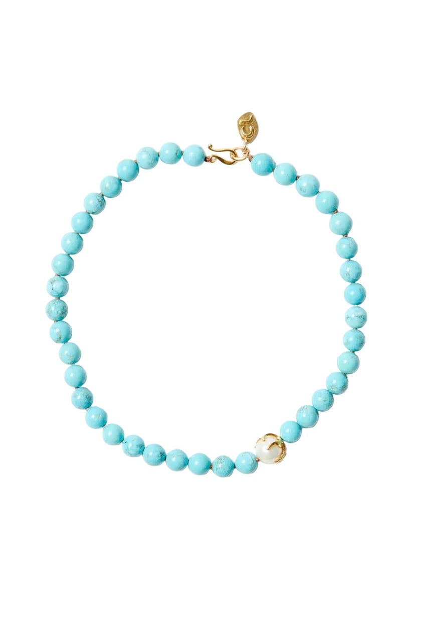 CHAN LUU- Coral Crown Turquoise Necklace - Edit by Elaine Turner