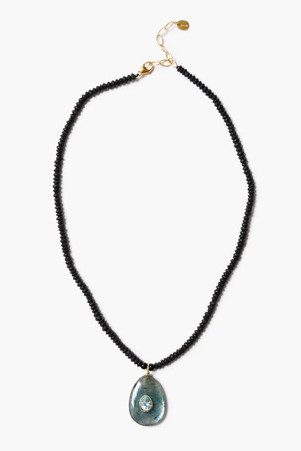 CHAN LUU- Crest Labradorite Necklace - Edit by Elaine Turner