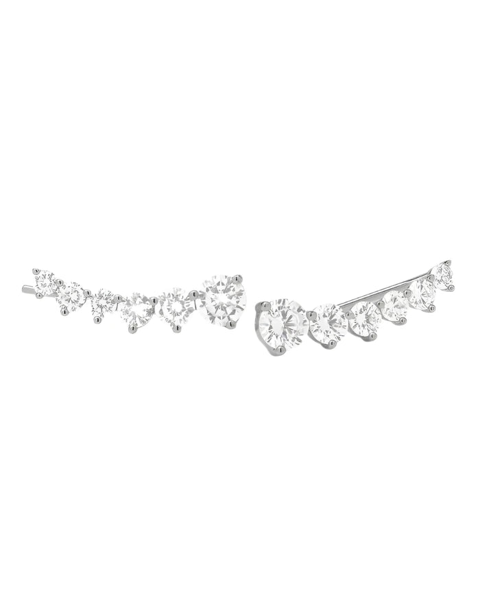 Not Your Basic Ear Crawler- Silver