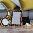 Faux Tortoise & Gold Photo Frame