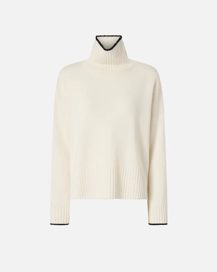 PINKO Knit Polo-Neck Sweater