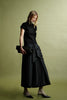 Taffeta Pants Skirt with Bow and Floral Sequins