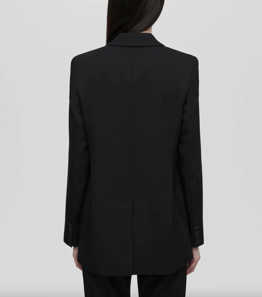 Re/Done Black Double Breasted Blazer in Black