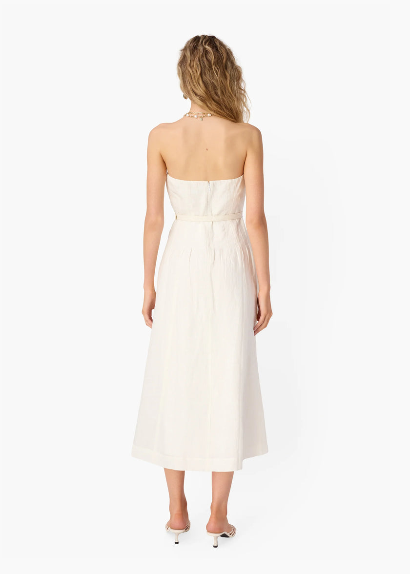 Cami NYC- Yena Strapless Linen Dress