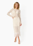 Cami NYC- Venezia Crochet Midi Skirt