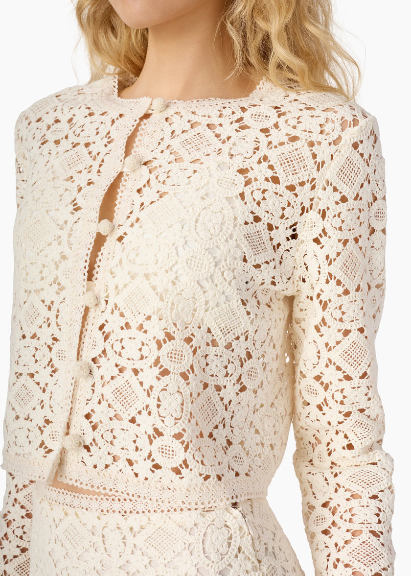 Cami NYC- Kayseri Crochet Cardigan