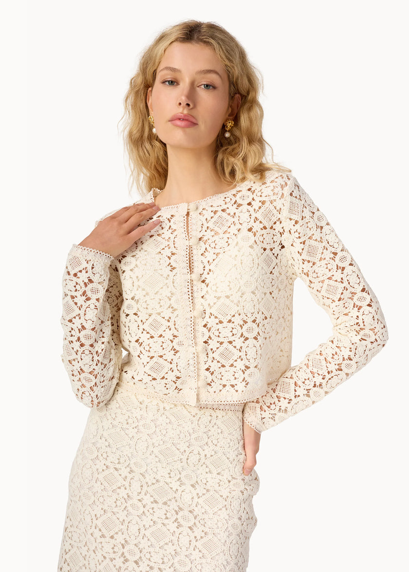 Cami NYC- Kayseri Crochet Cardigan
