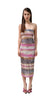 Shibori Stripe Tube Dress