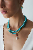 CHAN LUU- Coral Crown Turquoise Earrings - Edit by Elaine Turner