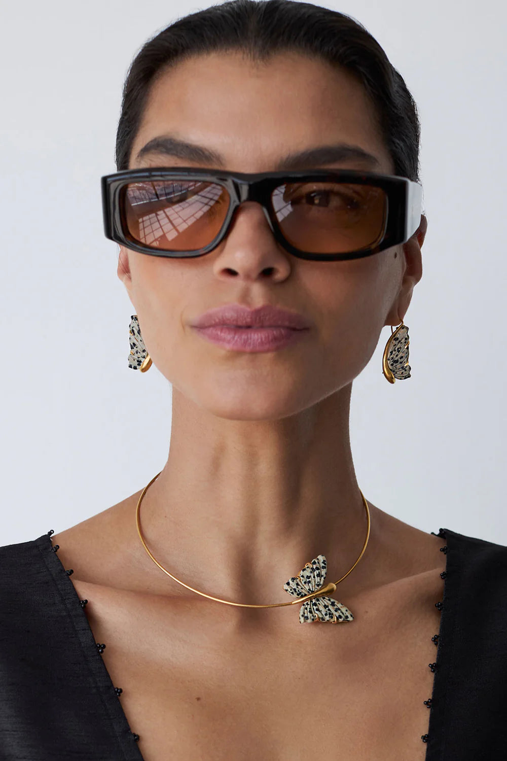 CHAN LUU- Butterfly Jasper Earrings