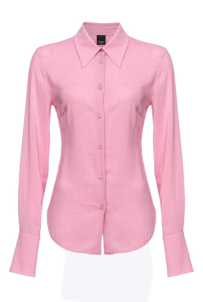 Pink Georgette Blouse