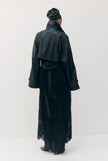 Sabina Musayev- Sable Jacket in black. Available at Edit by Elaine Turner in Houston, TX. Model back view. 