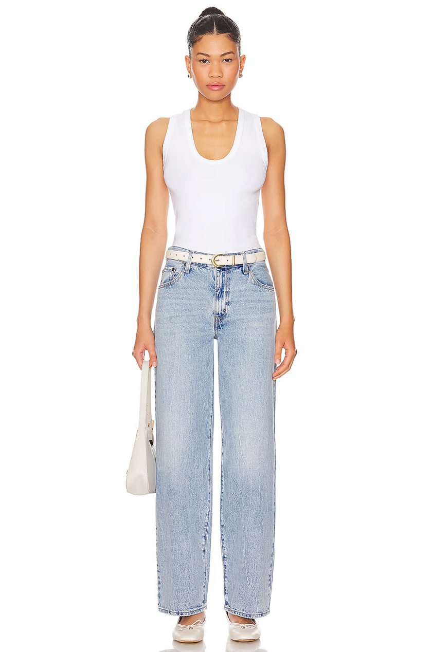 Jordan U Neck Ribbed Tank