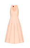 Blush Pleated Midi Dress