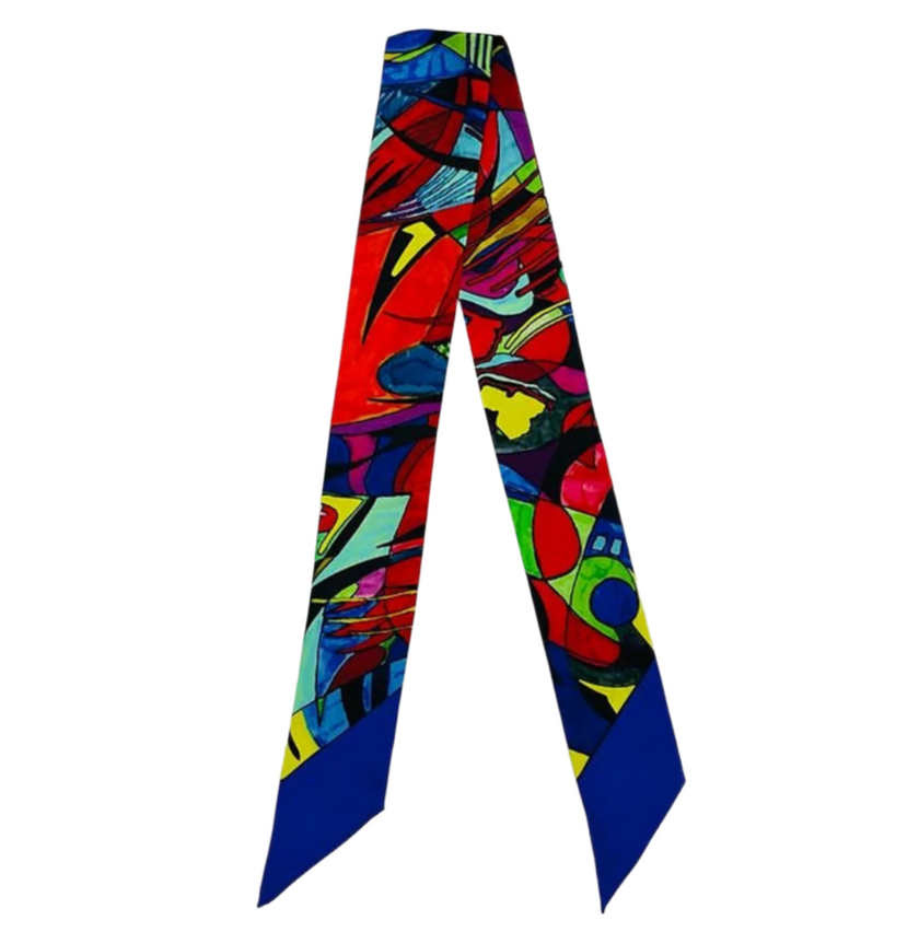 Light RoKi Silky Scarf (Blue)