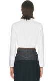 Twist Button Up Blouse