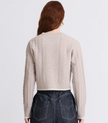 Cable Knit Crew Neck Sweater