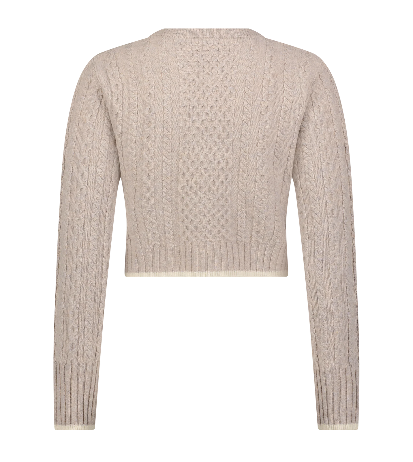 Cable Knit Crew Neck Sweater