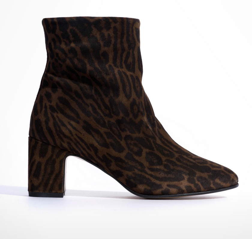 Hanny 55 Calf Suede Print- Jaguar
