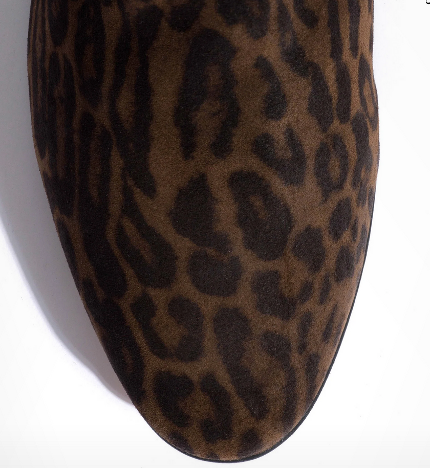 Hanny 55 Calf Suede Print- Jaguar