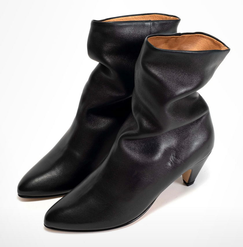 Vully 50 Stiletto Soft Calf- Black