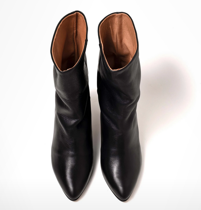 Vully 50 Stiletto Soft Calf- Black