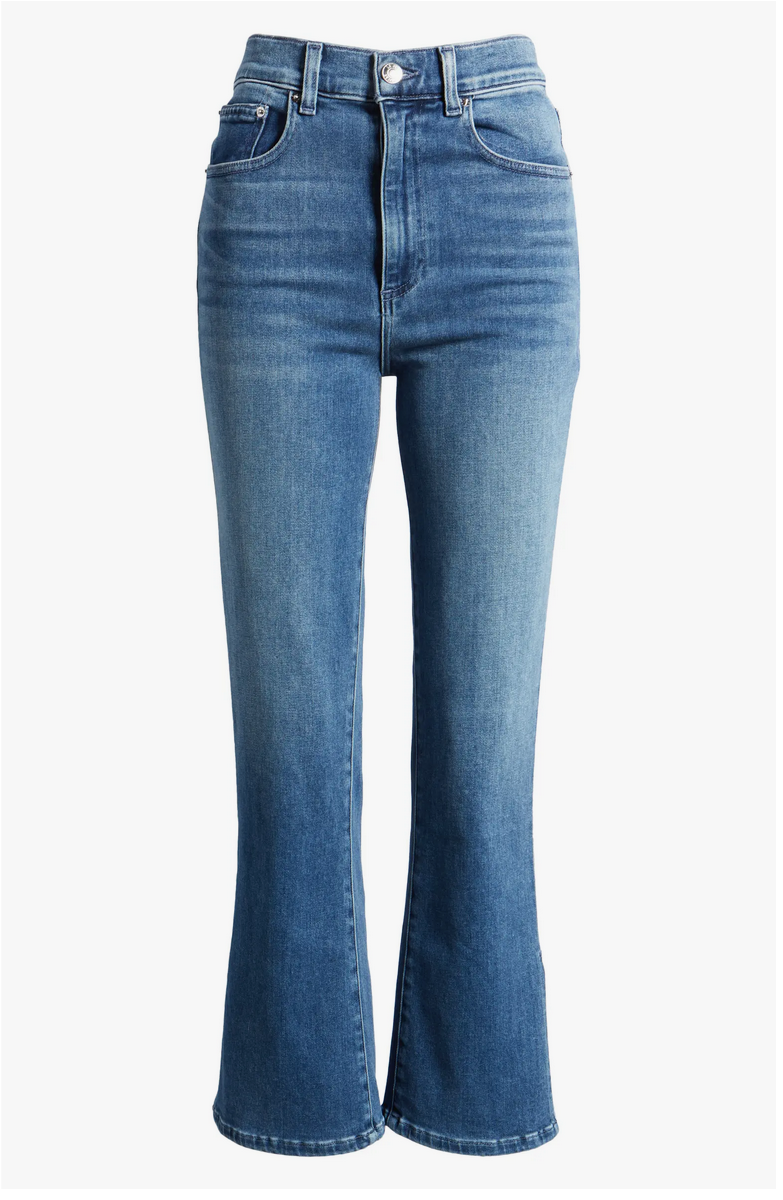 Stella Crop Flare Split Hem Jeans- California Soul