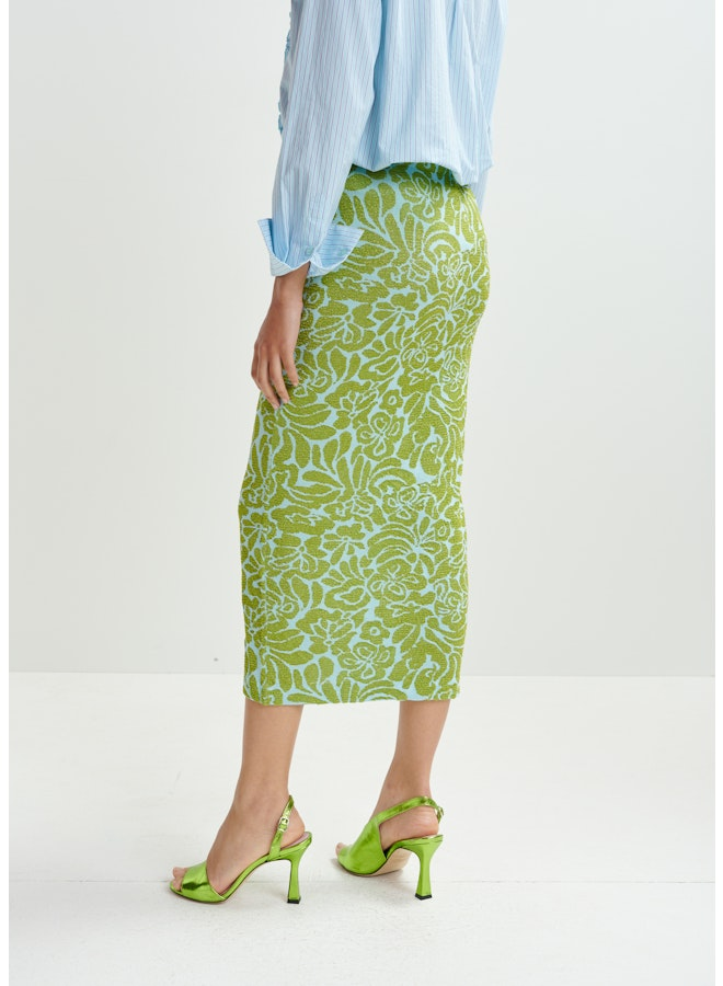 Halpaca Lurexx Jacquard Skirt