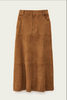 Massia Suede Midi Skirt