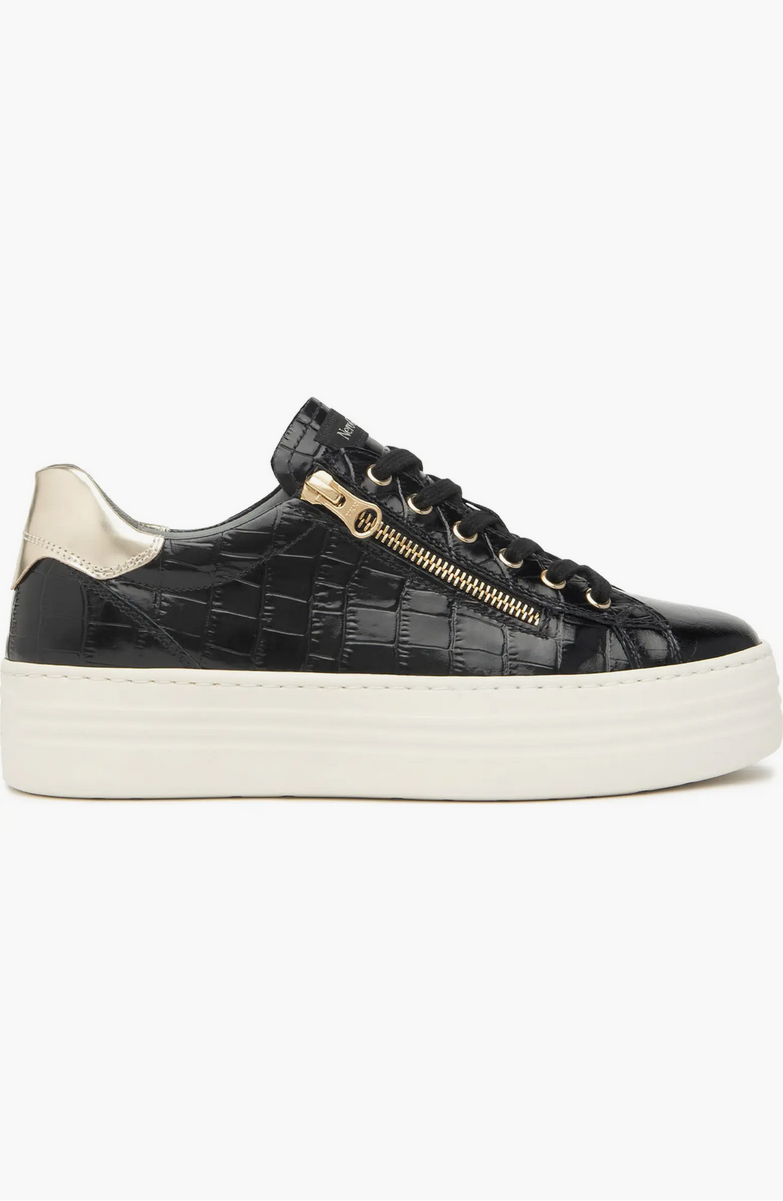 Side Zipper Platform Sneaker