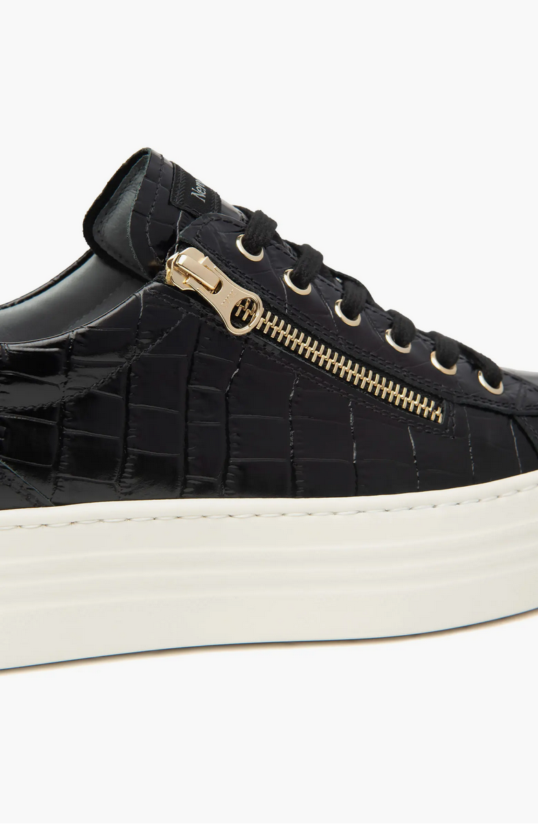 Side Zipper Platform Sneaker