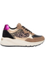 Mixed Media Cheetah Sneaker