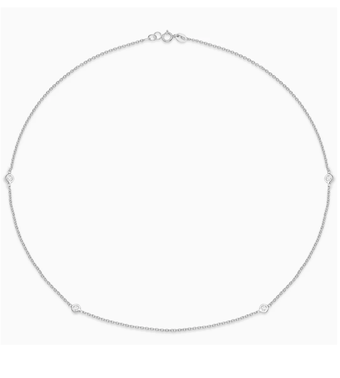 Caye Joaillier Essential Diamond Bezel Necklace - Edit by Elaine Turner