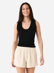 Jordan U Neck Ribbed Tank