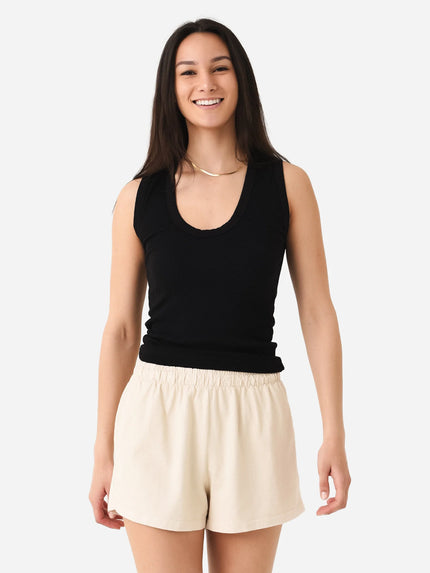 Jordan U Neck Ribbed Tank